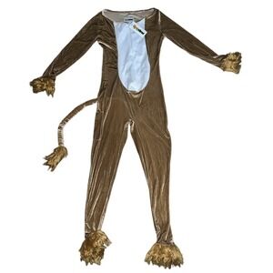 Tipsy Elves Lion Fitted Jumpsuit Womens Medium Costume NWT